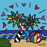 Romero Britto Romero Britto Miami Beach (Palm Trees)